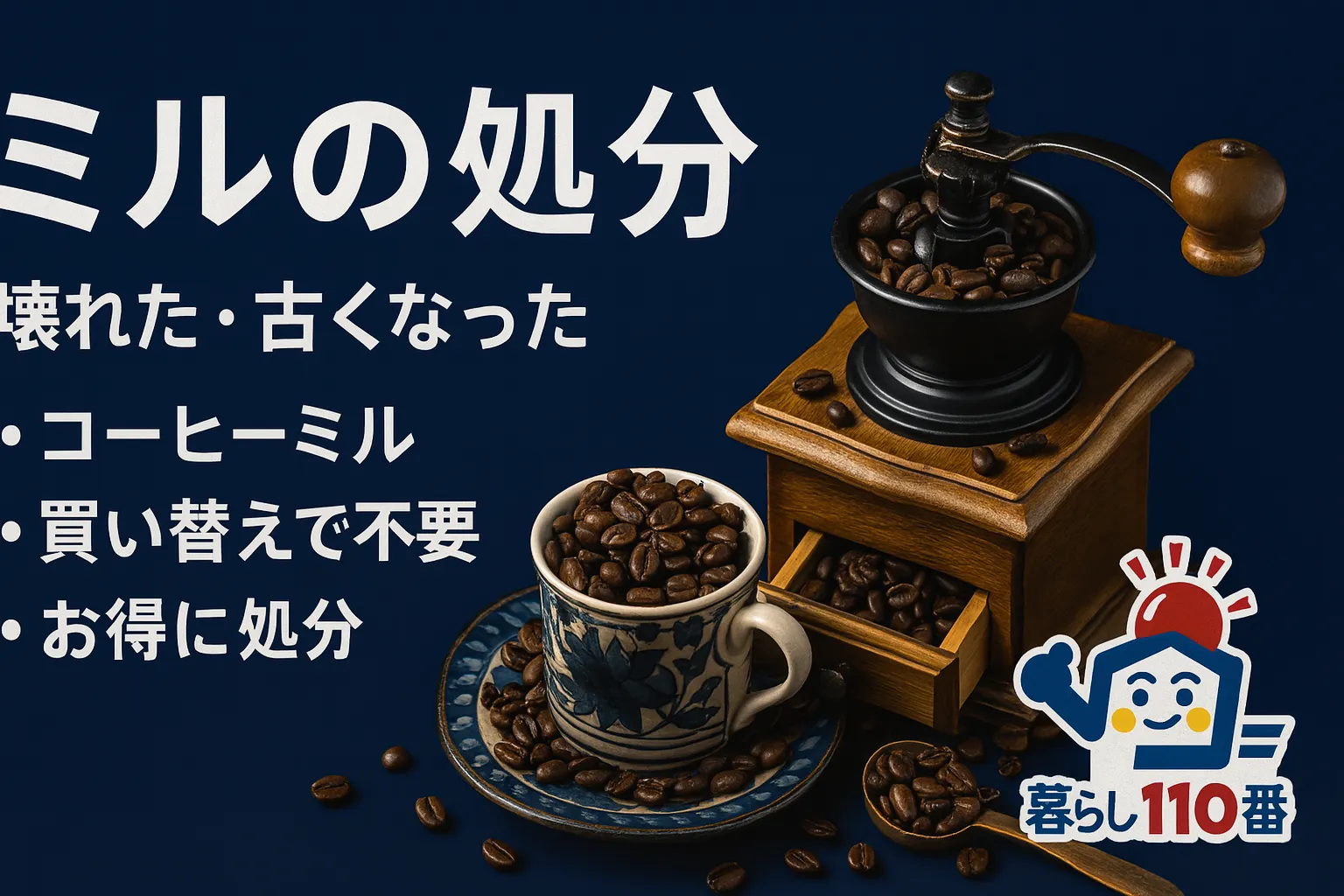 ミルの処分